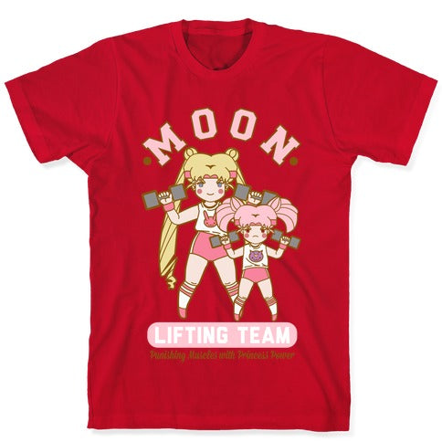 Moon Lifting Team Parody T-Shirt